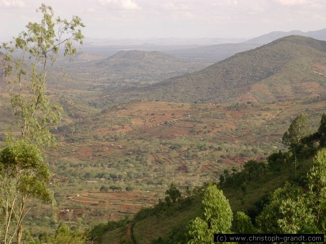 teraces in Kamba land