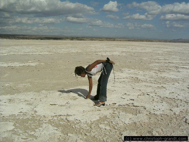 salty Lake Magadi