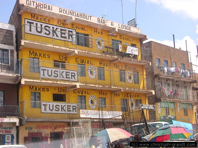 Tusker is the main beer brand