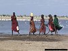 Turkana girls, near Kalokol