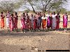 group of Maasai girls