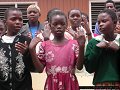 gospel singing in a girls' centre